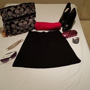 NWT H&M A Line Black Skirt Size Small